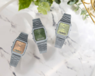 Casio's AQ230A-3AVT-serie heeft drie verschillende kleuren. AQ-230A-4AMQY, AQ-230A-3AMQY, AQ-230A-9AMQY van links naar rechts (Afbeelding bron: Casio)
