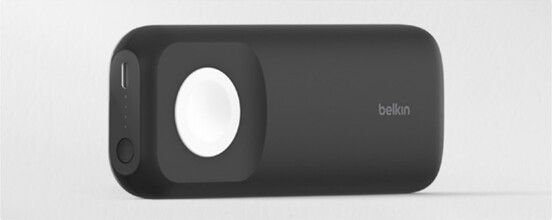 De Belkin BoostCharge Pro Snelle Draadloze Oplader voor Apple Watch + Power Bank 10K. (Afbeelding bron: Belkin)