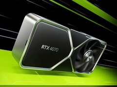 De GeForce RTX 4070 wordt binnenkort als iets langzamere versie gelanceerd. (Afbeeldingsbron: Nvidia)