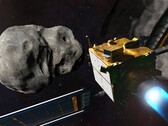 NASA's DART-ruimtevaartuig (Double Asteroid Redirection Test) voor de inslag van Didymos, een illustratie. (Afbeeldingsbron: NASA/Johns Hopkins APL/Steve Gribben)