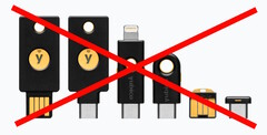 Niet te verhelpen kwetsbaarheid in de Yubico-sleutel voor twee-factor authenticatie doorbreekt de beveiliging van de meeste Yubikey 5, Security Key en YubiHSM 2FA-apparaten. (Afbeeldingsbron: Yubico)