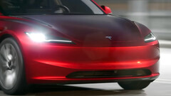 2024 Model 3 Highland koplampen (afbeelding: Tesla/YT)