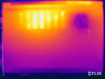 Stresstest oppervlaktetemperaturen (onder)