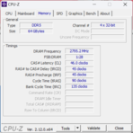 CPU-Z Geheugen