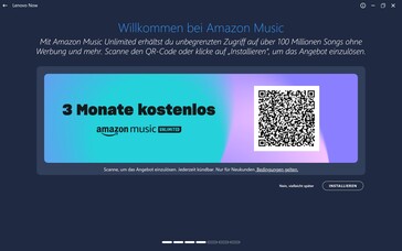 Advertentie voor Amazon Music