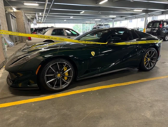 De Ferrari 812 GTS, gestolen in Greenwich en teruggevonden door de politie van Waterbury, dankzij Apple&#039;s AirPods. (Afbeelding bron: Waterbury Politie)