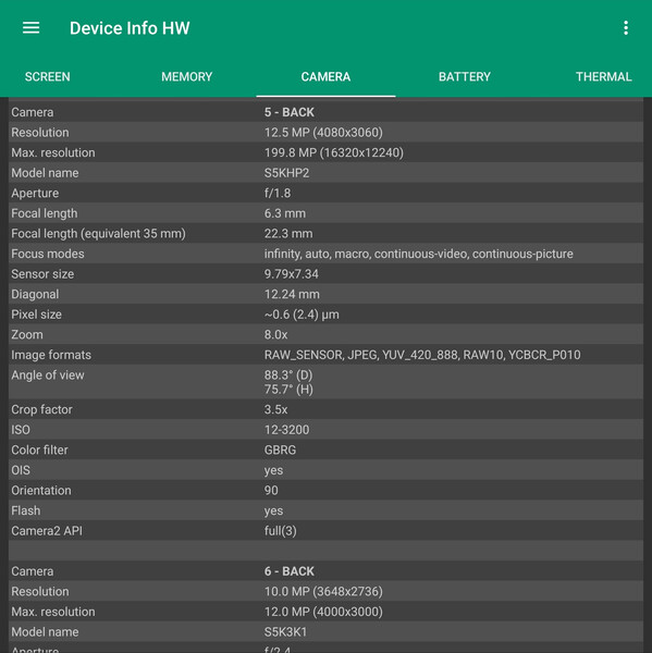 De ISOCELL HP2. (Afbeelding bron: Notebookcheck)