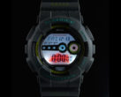 Het Casio G-Shock x Suzuki GD-100 collab horloge heeft een aangepaste achtergrondverlichting met het Jimny neushoornembleem. (Afbeeldingsbron: Autorimessa)