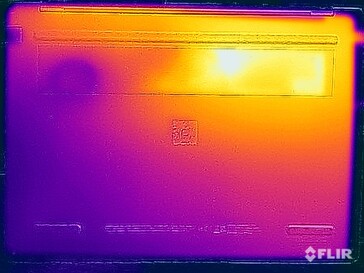 Stresstest oppervlaktetemperatuur (onderkant)