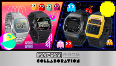 De nieuwe Casio x Pac-man collectie bevat 4 gloednieuwe ontwerpen op klassieke Casio-ontwerpen. (Afbeeldingsbron: Casio)