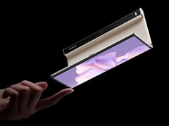 Net als de afgebeelde Huawei Mate Xs 2, zal de Apple iPhone Fold een scherm hebben dat naar buiten kan worden gevouwen. (Afbeelding: Huawei)