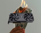 De Nvidia GeForce RTX 5090 is bijna niet te vinden tegen de officiële startprijs van $1.999. (Afbeelding bron: Notebookcheck, Unsplash, bewerkt)