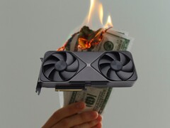 De Nvidia GeForce RTX 5090 is bijna niet te vinden tegen de officiële startprijs van $1.999. (Afbeelding bron: Notebookcheck, Unsplash, bewerkt)