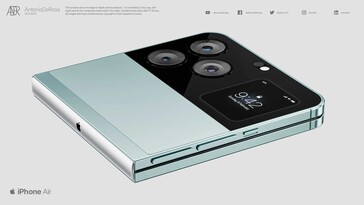 Concept afbeelding: iPhone Air (bron: ADR Studio)