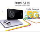 De Redmi A4 5G wordt op 20 november in India gelanceerd (bron : Xiaomi)