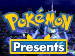 Afgebeeld: Pokemon Presents-logo met Lumiose City op de achtergrond: (Afbeelding Bron: Game Freak w/bewerkingen)