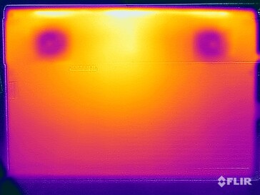 Stresstest oppervlaktetemperaturen (onder)