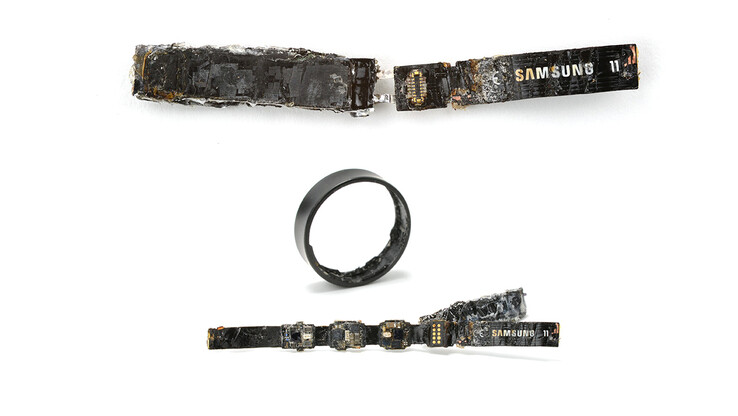 Samsung Galaxy Ring teardown nasleep (Afbeelding bron: iFixit)