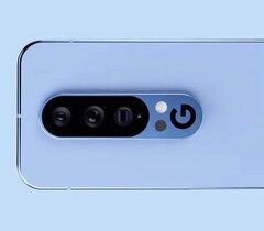 Een Google Pixel 10 Pro in de nieuwste concept rendering met een verticale cameramodule. (Afbeeldingsbron: 4RMD, YouTube)