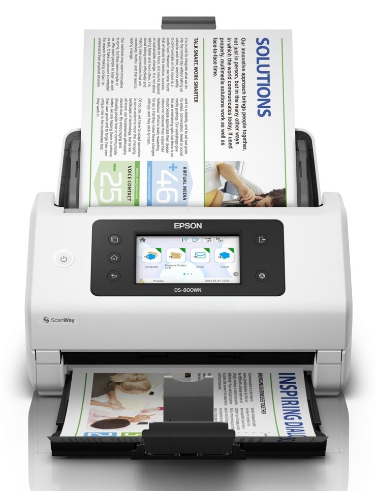 De Epson EdgeLink-scanners kunnen documenten scannen tot 70 pagina's per minuut en ze opslaan in de cloud, e-mail en nog veel meer. (Afbeeldingsbron: Epson)