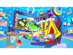 Een promotieafbeelding voor Katamari Damacy Rolling Live op Apple Arcade. (Afbeelding Bron: Apple)