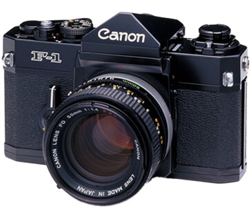 De Canon F-1 is een andere mogelijke inspiratie voor een Canon retro spiegelloze body. (Afbeeldingsbron: Canon)