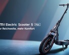 De Xiaomi elektrische scooter 5 Max kan tot 60 km (~37 mijl) afleggen met één keer opladen (Afbeelding bron: Xiaomi)