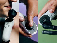 De Xbox Adaptive Joystick ondersteunt alternatieve joystickkappen die zijn gemaakt via het Xbox Design Lab. (Afbeeldingsbron: Microsoft)