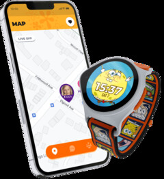 WatchinU lanceert de Nickelodeon smartwatch NickWatch met geofencing en kindvriendelijke functies als Walmart exclusive. (Afbeeldingsbron: WatchinU)