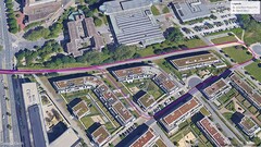 GNSS testroute: Keerpunt