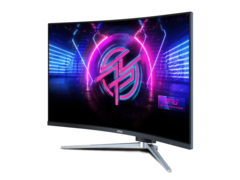 De MSI MPG 325CQRXF gaming monitor wordt geleverd met 2 HDMI 2.0 poorten, 1 DisplayPort 1.4, 1 USB Type-C poort met 15W Power Delivery, 2 USB 2.0 Type-A poorten, een hoofdtelefoonaansluiting en een interne voeding. (Afbeeldingsbron: MSI)