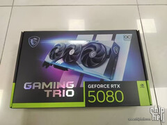 De Nvidia GeForce RTX 5080 wordt onthuld op CES 2025 (bron: Chiphell)