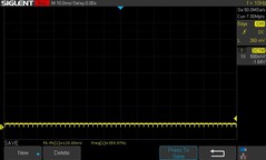 0% helderheid: 360 Hz PWM