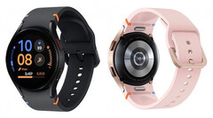 De Galaxy Watch FE zal worden aangeboden met andere kleurencombinaties en horlogebanden dan de oudere, maar technisch vergelijkbare Galaxy Watch4. (Afbeeldingsbron: Samsung via Sudhanshu Ambhore)