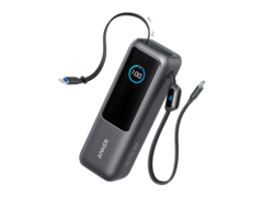 De Anker 25K Power Bank heeft een slim TFT-scherm dat nuttige informatie geeft. (Afbeeldingsbron: Anker)