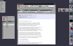 Window Maker Live 12.8 bureaublad met GNU Mail (Afbeeldingsbron: SourceForge)