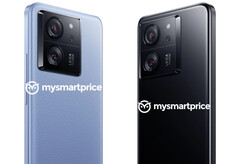 De Alpine Blue en Black kleurstellingen van de Xiaomi 13T serie. (Afbeelding bron: MySmartPrice)