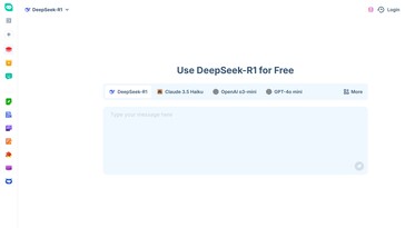 HIX.AI heeft DeepSeek-R1 AI toegevoegd aan zijn lijst van aanmeldingsvrije chatbots. (Afbeeldingsbron: HIX.AI)