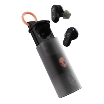 De oplaadbehuizing is langwerpig (Afbeelding bron: Skullcandy)