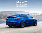 Leentarief Model Y is nu nul (Afb. bron: Tesla)