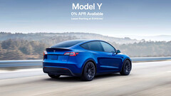 Leentarief Model Y is nu nul (Afb. bron: Tesla)