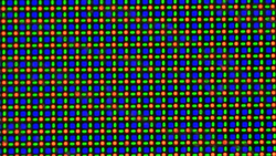 De sub-pixel array van de cover display