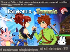 Leden van de Terraria-gemeenschap geven commentaar op de Palworld X Terraria-samenwerking