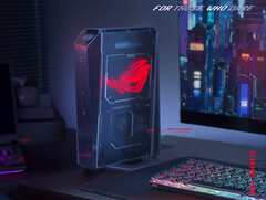 De nieuwe ROG NUC combineert Intel Arrow Lake-HX-processors en Nvidia&#039;s Blackwell-architectuur met drie ventilatoren. (Afbeeldingsbron: Asus)