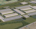 Render van Meta's datacenter in Louisiana. (Afbeeldingsbron: Meta)