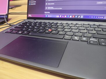 Lenovo ThinkPad X1 Carbon Gen 13 Aura Edition: Touchpad (bron: Benjamin Herzig)