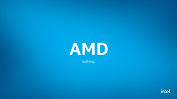 Intel gaf de opmerking dat AMD niets vergelijkbaars te bieden heeft. (Afbeelding Bron: Intel)