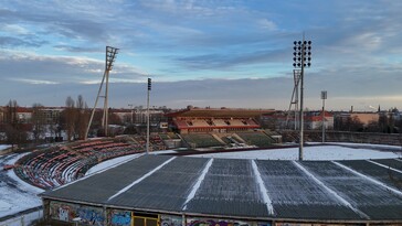 DJI Flip camera: Het Jahn Sportstadion