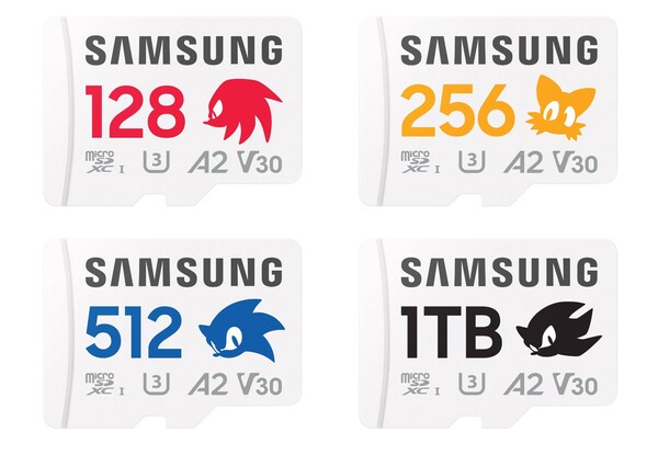 De Sonic the Hedgehog PRO Plus microSD-kaarten hebben een nieuwe naam gekregen. (Afbeeldingsbron: Samsung)