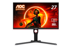 De AOC Q27G3XMN heeft een 1440p en 180 Hz paneel met een diameter van 27 inch. (Afbeeldingsbron: AOC)